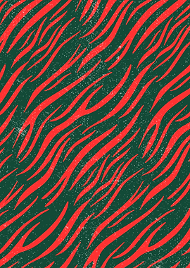 Distressed Tiger Pattern