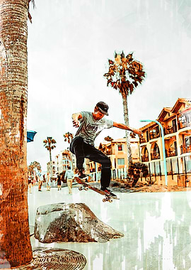 Skater Life Marker Sketch