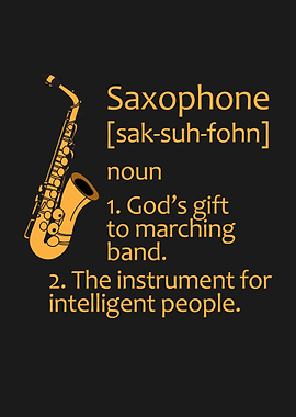 SAXOPHONE FUNNY GIFT IDEA