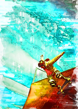 Skate Silhouette Marker