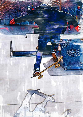 Skate Jump Marker Sketch