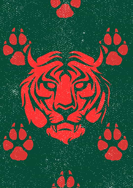 Distressed Tiger Paws