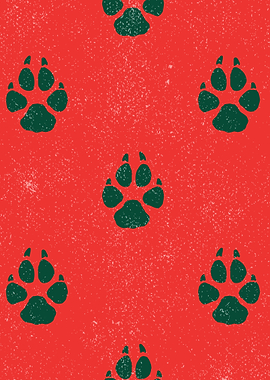 Distressed Tiger Paws