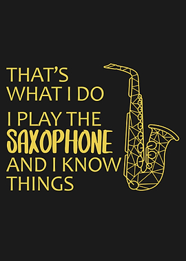 SAXOPHONIST FUNNY GIFT