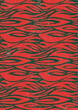 Distressed Tiger Pattern