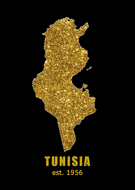 Tunisia Gold Map