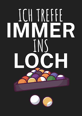 Pool Billard treffen