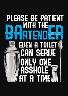 Funny Bartender Design