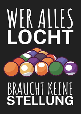 Pool Billard Stellung