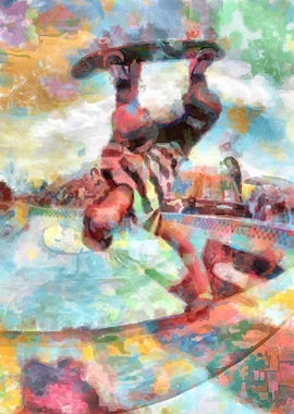 Skateboarding Poster