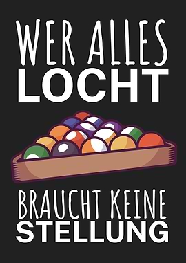 Pool Billard Stellung