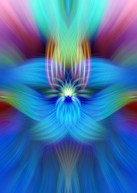 Abstract Fractal Painting