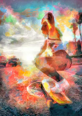 Skateboarding Poster