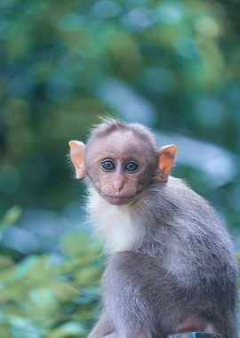 baby grey monkey
