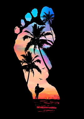 Surfer Footprints