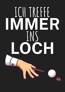 Pool Billard treffen