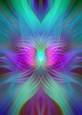 Abstract Fractal Painting