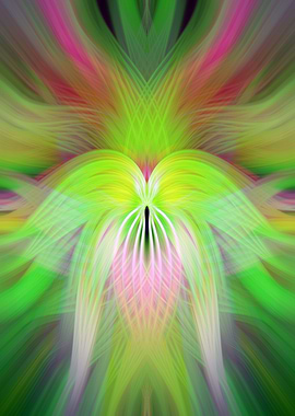 Abstract Fractal Painting