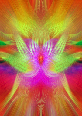 Abstract Fractal Painting