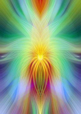 Abstract Fractal Painting