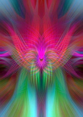 Abstract Fractal Painting