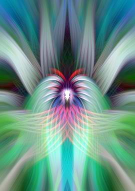 Abstract Fractal Painting