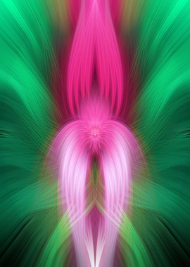 Abstract Fractal Painting