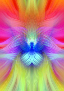 Abstract Fractal Painting