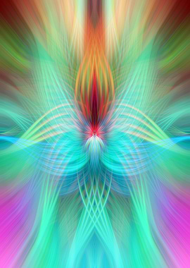 Abstract Fractal Painting