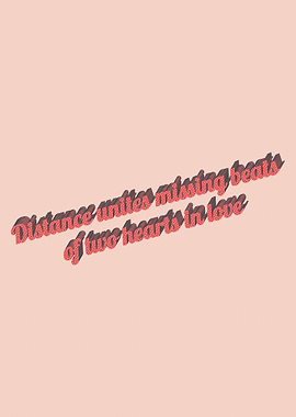 Long distance relationship