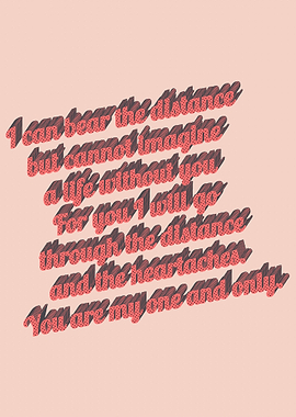 Long Distance Relationship