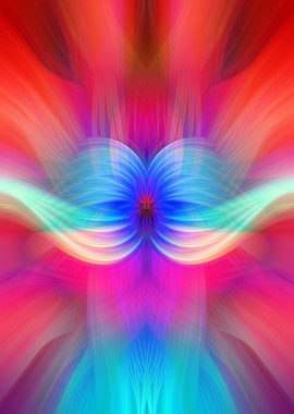 Abstract Fractal Painting