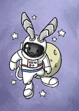 Space Astronaut Rabbit