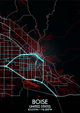 Boise Idaho Map