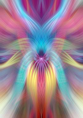 Abstract Fractal Painting