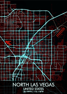 North Las Vegas Nevada Map