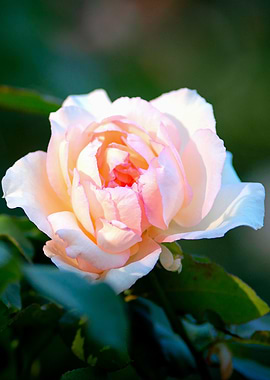 Tender Beige Rose Flower