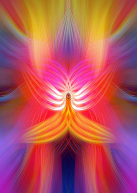 Abstract Fractal Painting