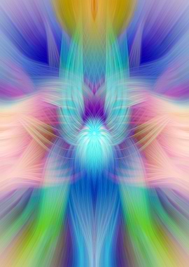 Abstract Fractal Painting