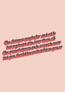 Long Distance Relationship