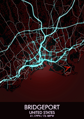 Bridgeport Connecticut Map