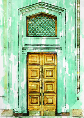 Door In Almaty Kazakhstan