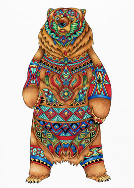 The colorful art of bear