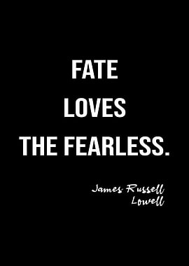 James R Lowell On Fate