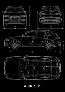 Audi SQ5 2017 Blueprint