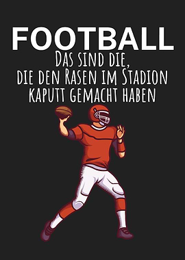 Football Rasen kapput