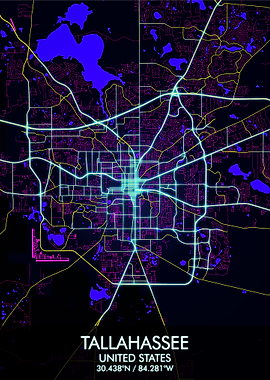 Tallahassee Florida Map