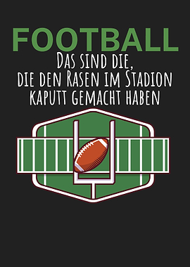 Football Rasen kapput