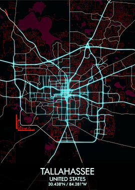 Tallahassee Florida Map