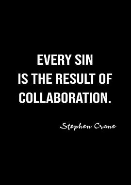 Stephen Crane On Sin